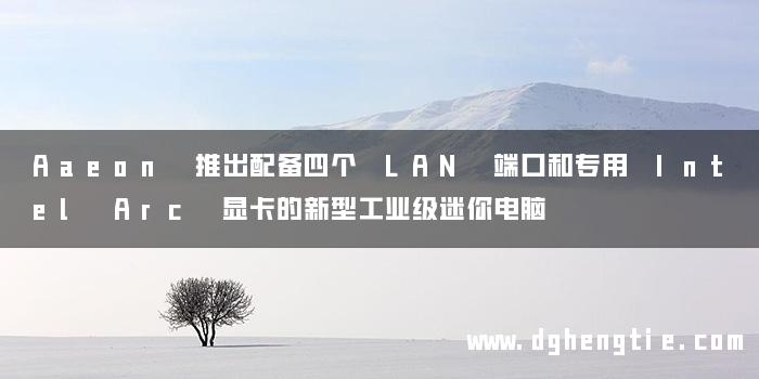 Aaeon 推出配备四个 LAN 端口和专用 Intel Arc 显卡的新型工业级迷你电脑